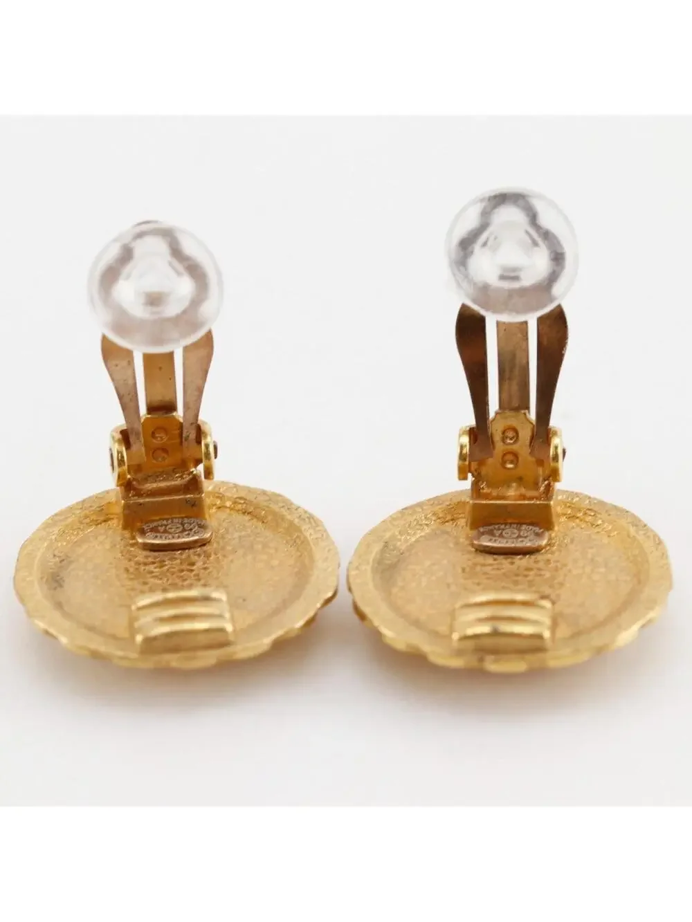 Chanel Clip-On Earrings Gold- #208371C94B